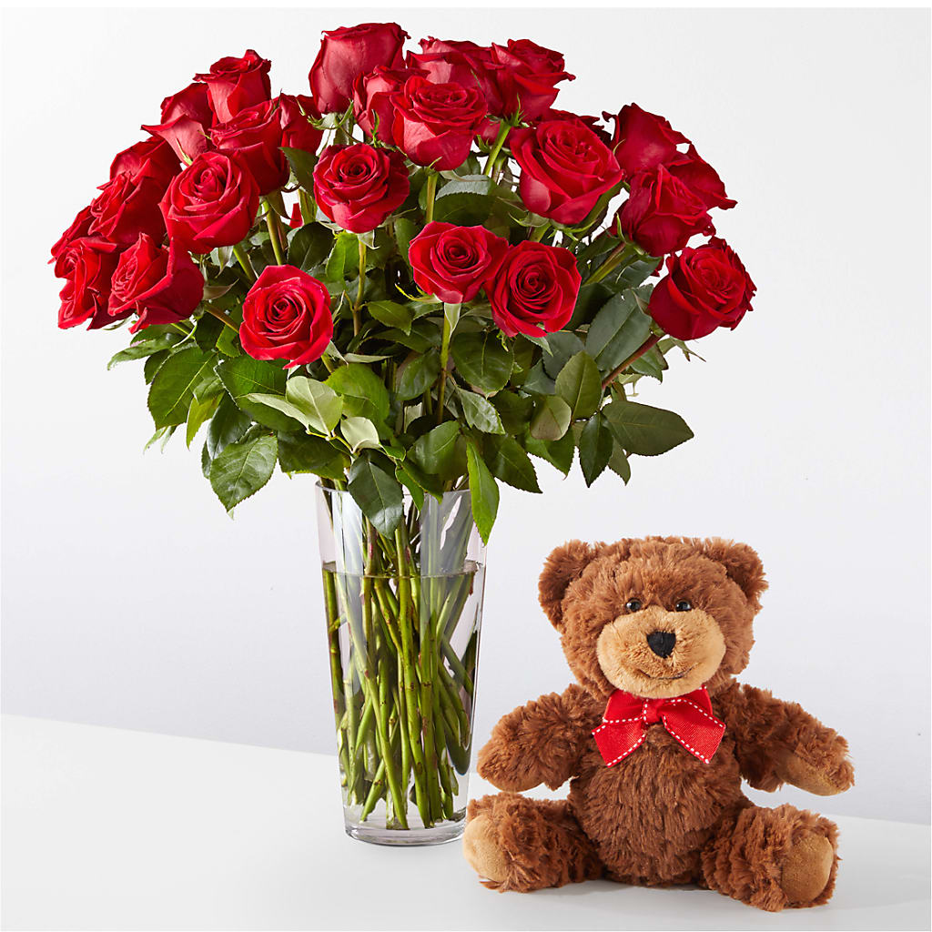Romantic Long Stem Red Rose Bouquet Bundles – Vincent Fleuriste, Sainte-julie PQ