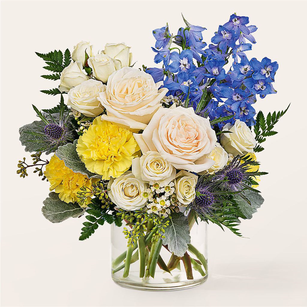 Lemon Sorbet Bouquet – Vincent Fleuriste, Sainte-julie PQ