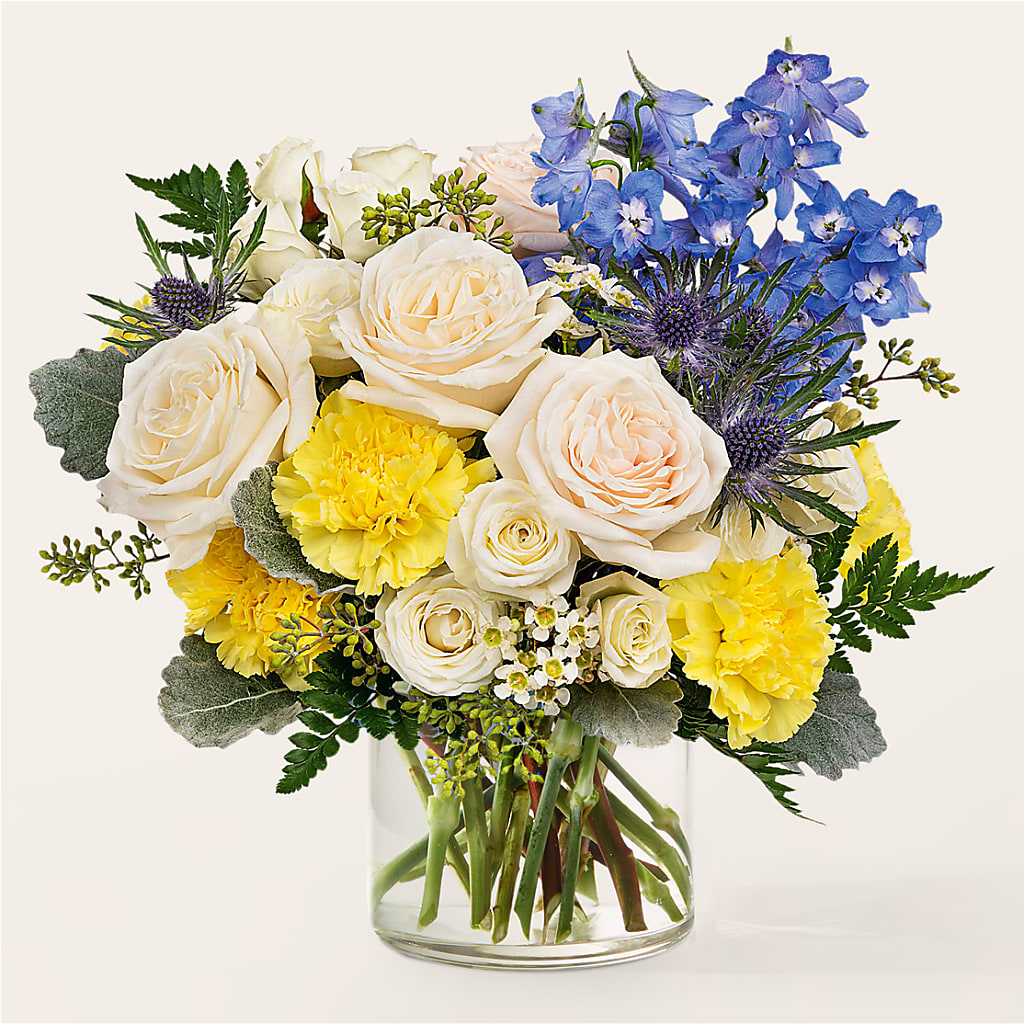 Lemon Sorbet Bouquet – Vincent Fleuriste, Sainte-julie PQ