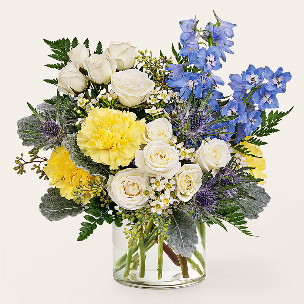 Lemon Sorbet Bouquet – Vincent Fleuriste, Sainte-julie PQ