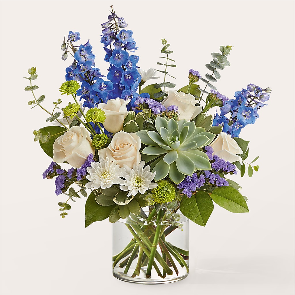 Cerulean Waves Bouquet – Vincent Fleuriste, Sainte-julie PQ