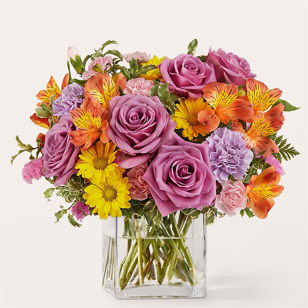 Shades of Happiness Bouquet – Vincent Fleuriste, Sainte-julie PQ