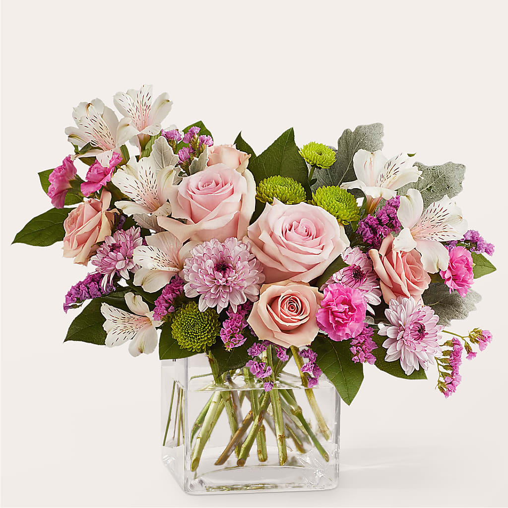 Pink Suede Bouquet – Vincent Fleuriste, Sainte-julie PQ