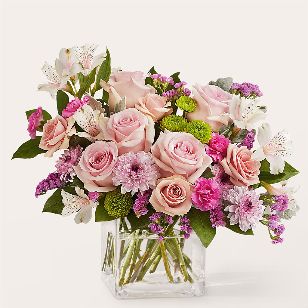 Pink Suede Bouquet – Vincent Fleuriste, Sainte-julie PQ