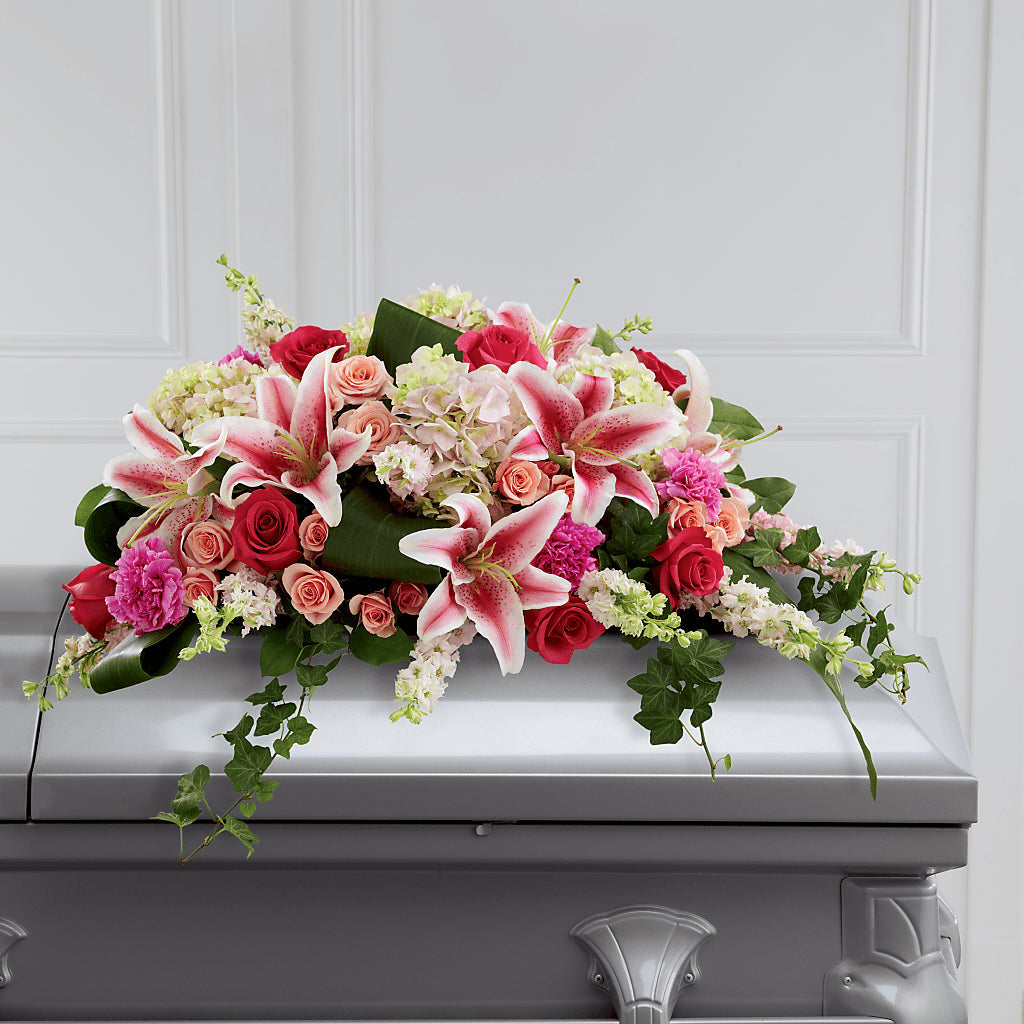 Splendid Grace Casket Spray – Vincent Fleuriste, Sainte-julie PQ