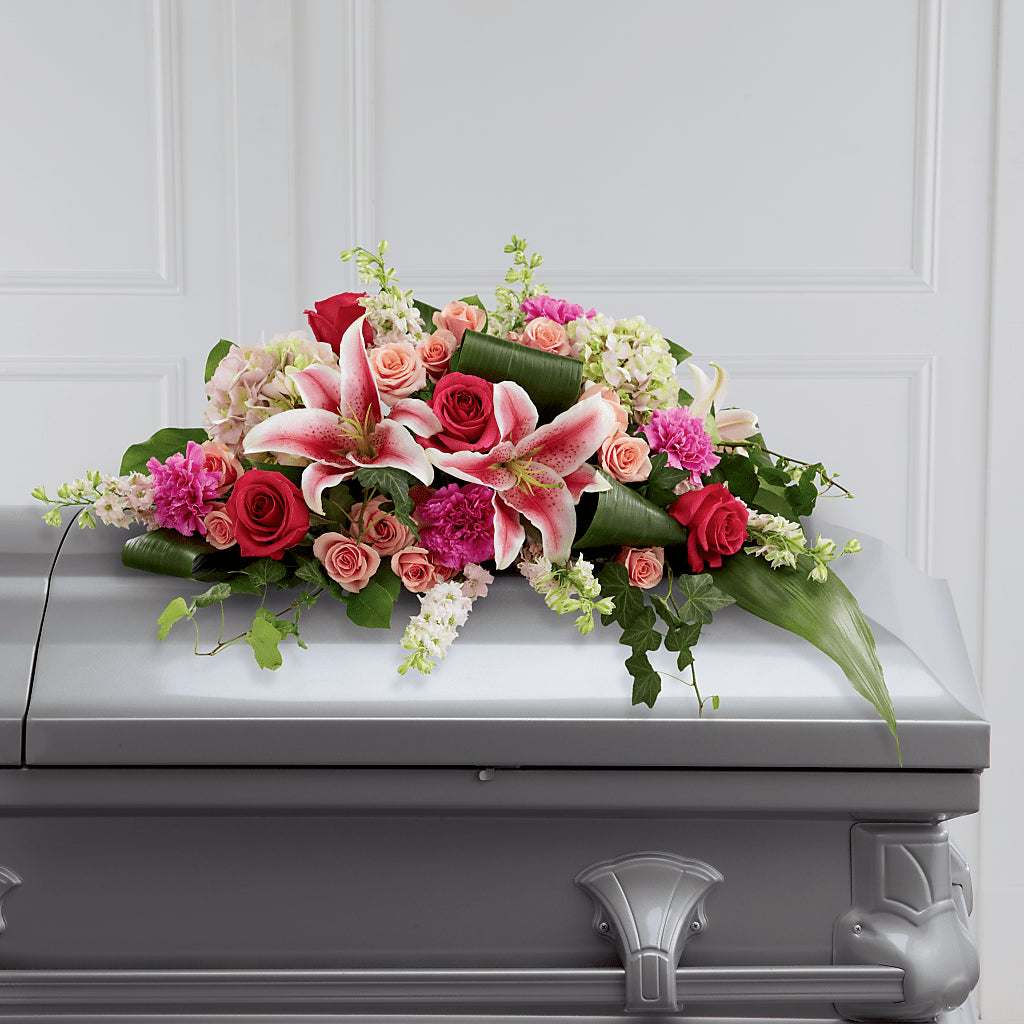 Splendid Grace Casket Spray – Vincent Fleuriste, Sainte-julie PQ