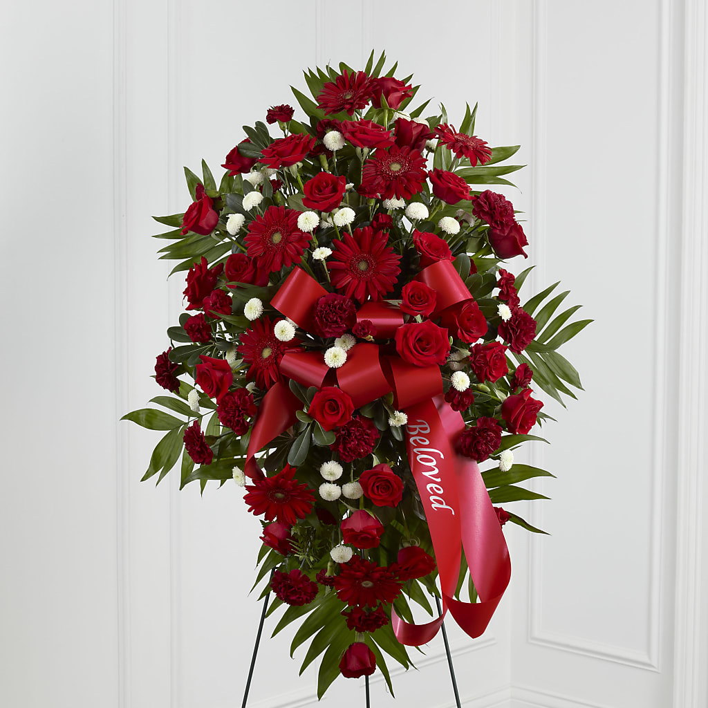 Treasured Memories Standing Spray – Vincent Fleuriste, Sainte-julie PQ