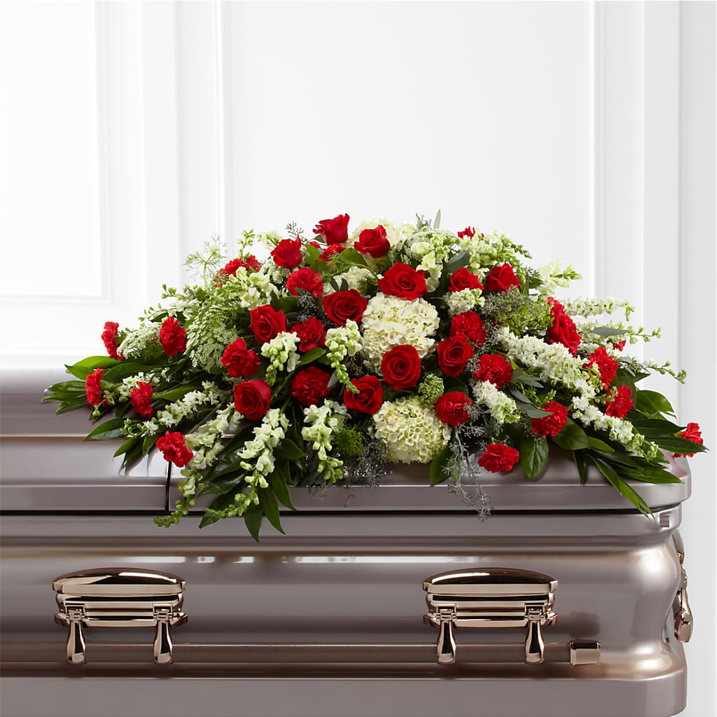 Sincerity Casket Spray – Vincent Fleuriste, Sainte-julie PQ