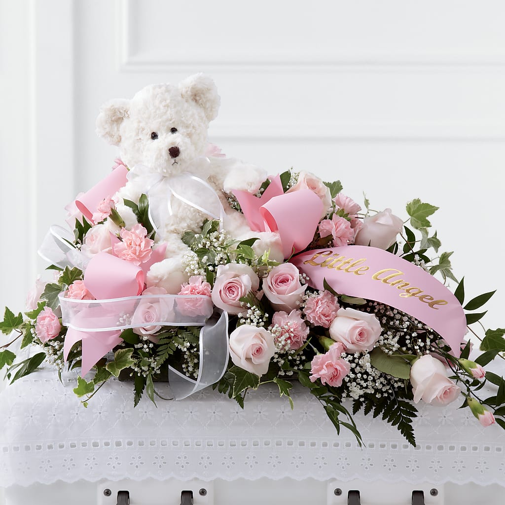 Touch of Sympathy Casket Spray – Vincent Fleuriste, Sainte-julie PQ