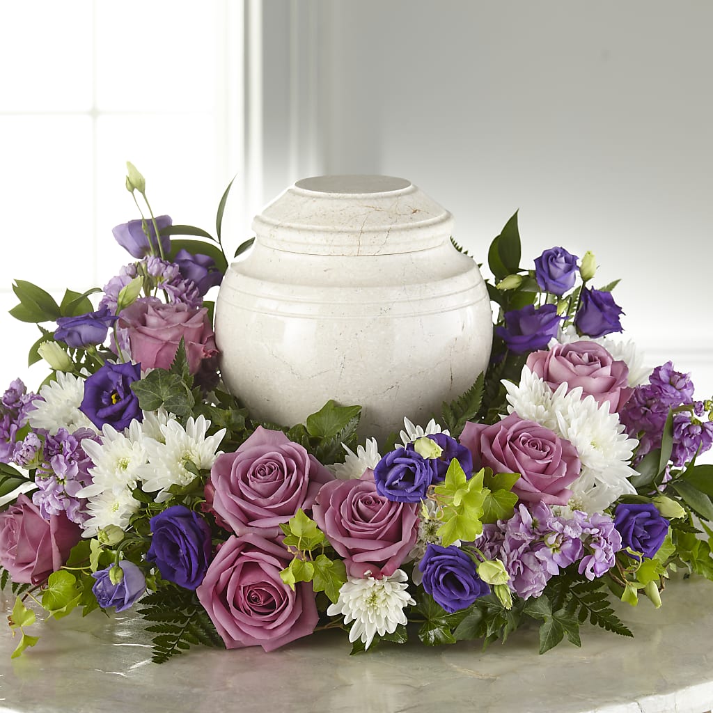 Blooming Sympathy Cremation Adornment – Vincent Fleuriste, Sainte-julie PQ
