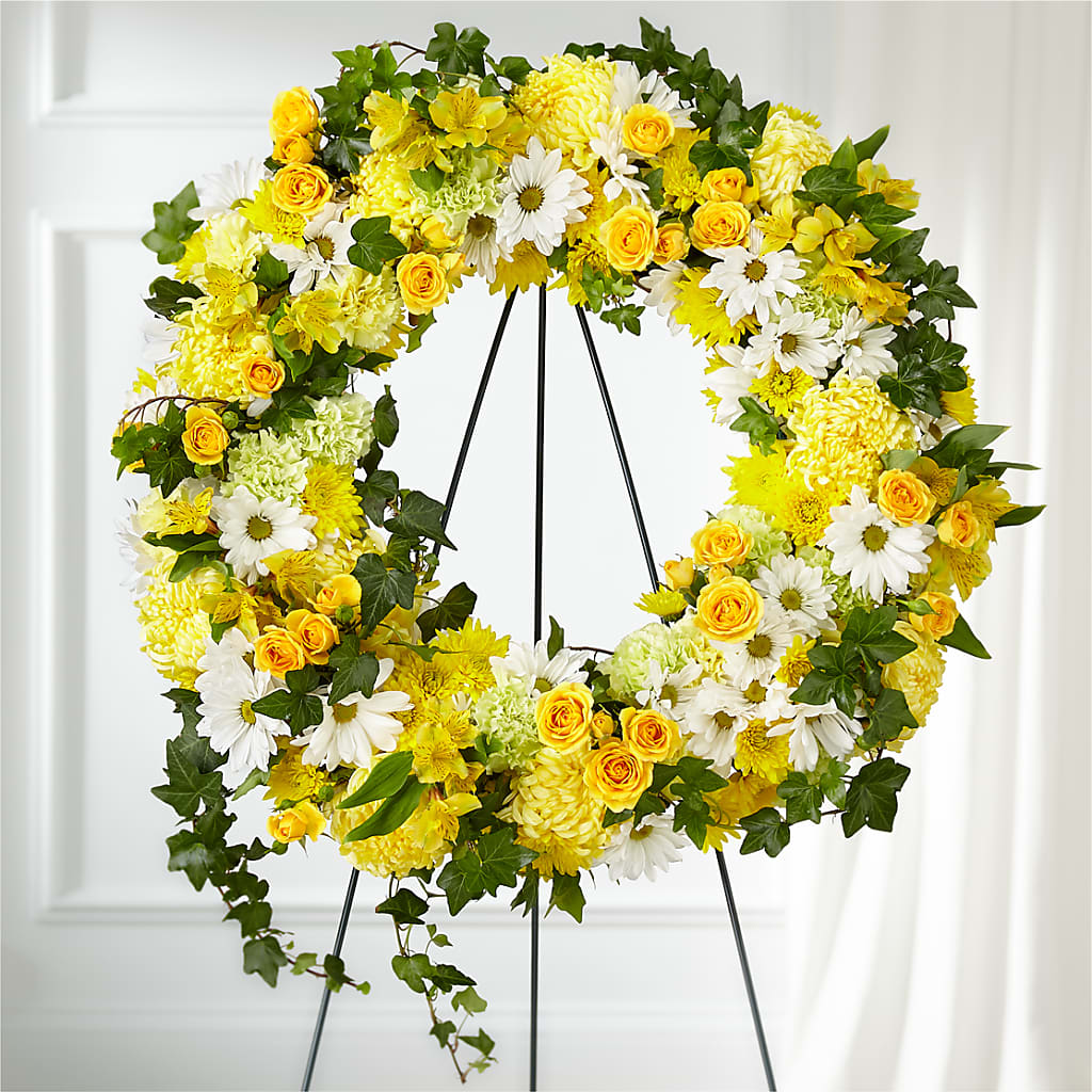 Golden Remembrance Wreath – Vincent Fleuriste, Sainte-julie PQ
