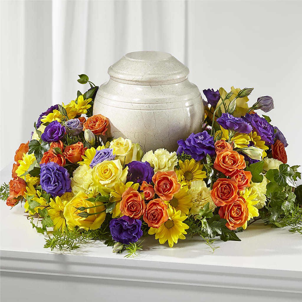 Blossoms of Remembrance Cremation Adornment – Vincent Fleuriste, Sainte-julie PQ