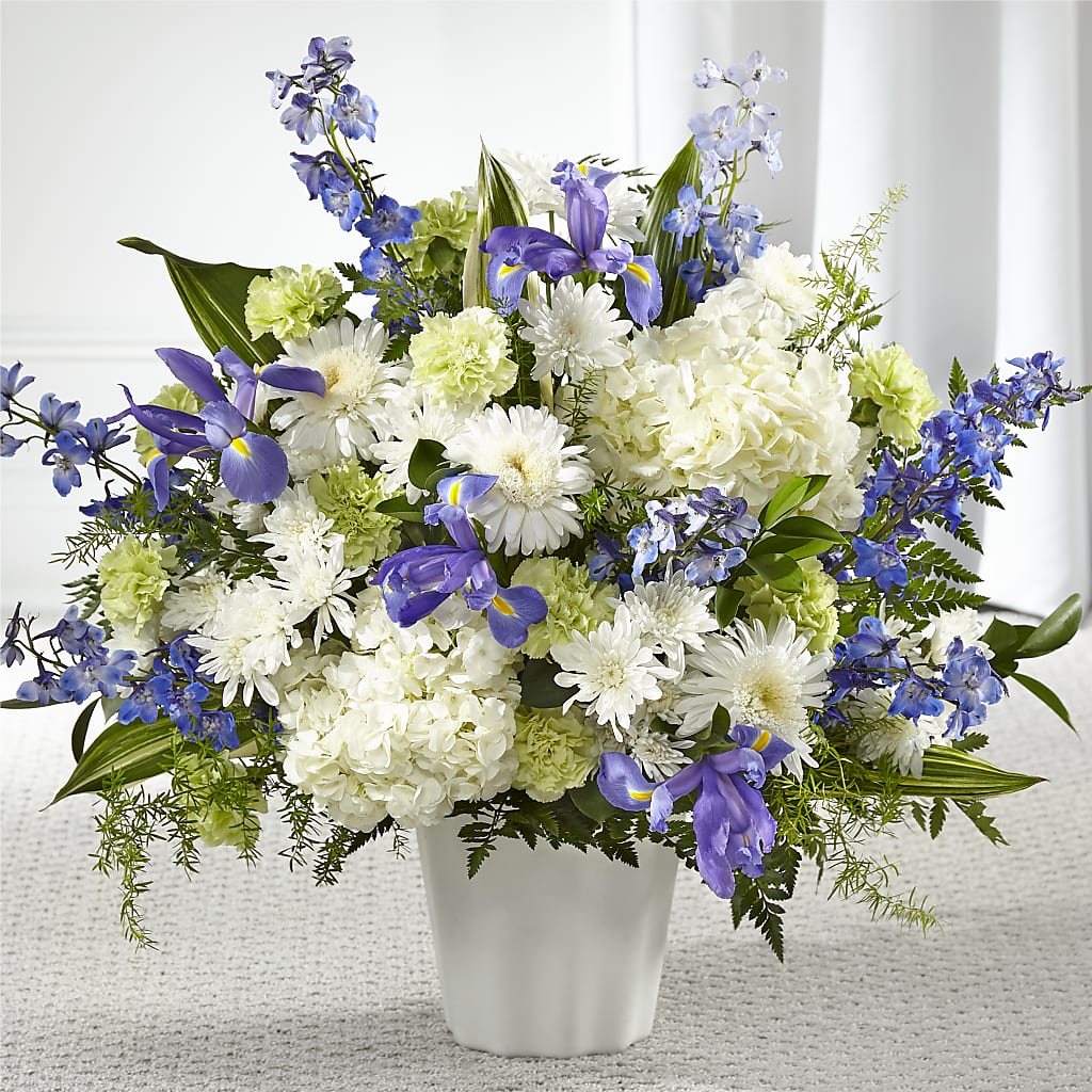 Soft Serenity Floor Basket – Vincent Fleuriste, Sainte-julie PQ
