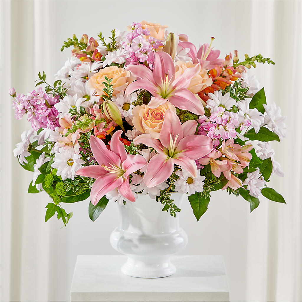 Heartfelt Gesture Urn Arrangement – Vincent Fleuriste, Sainte-julie PQ