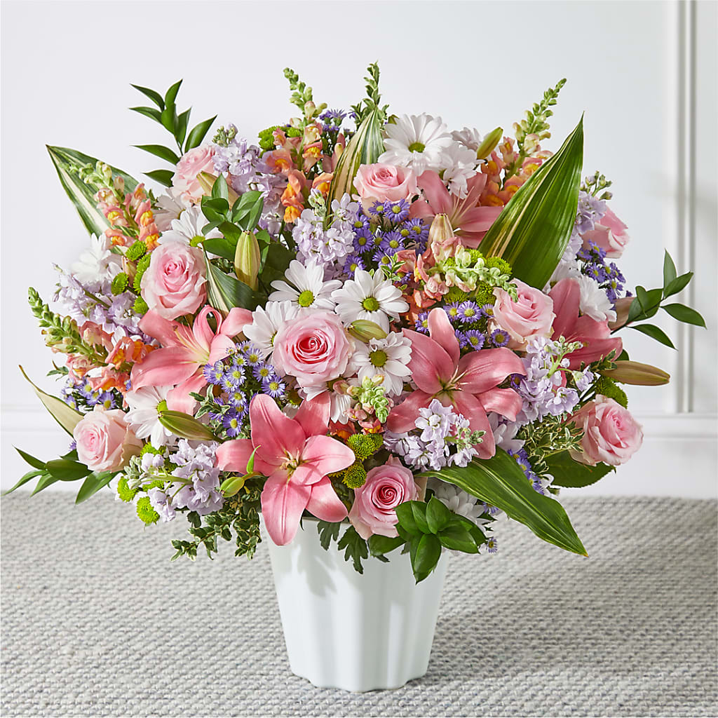 Abundant Compassion Floor Basket – Vincent Fleuriste, Sainte-julie PQ