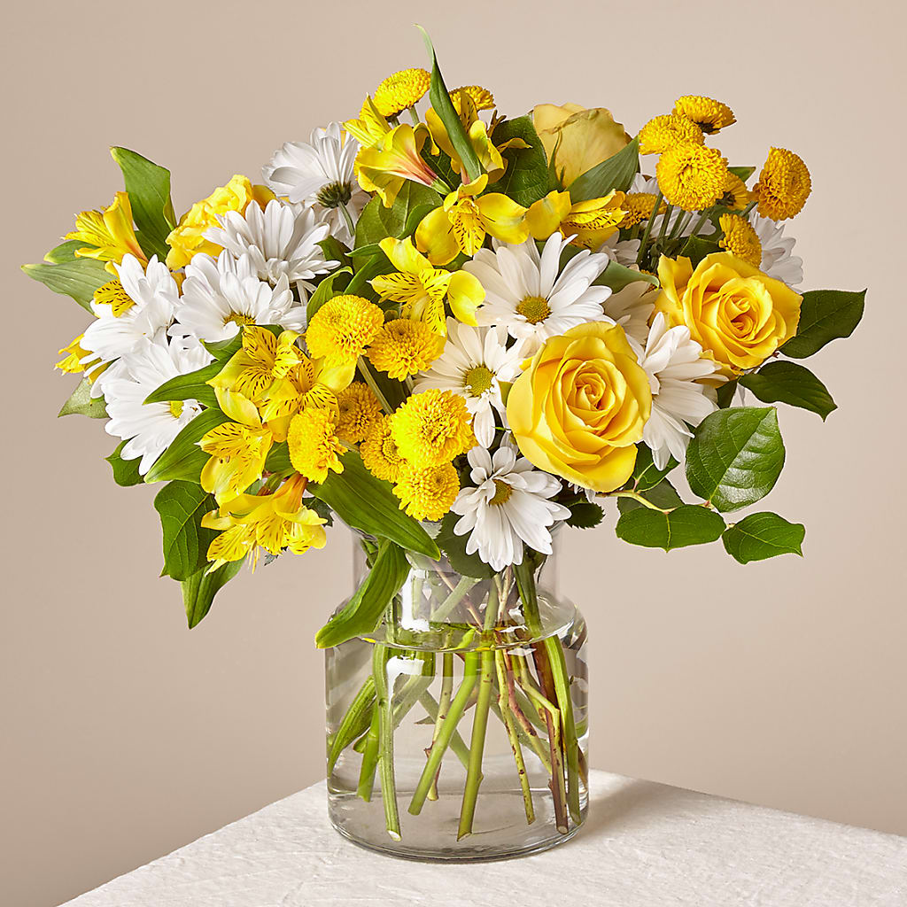 Sunny Sentiments Bouquet – Vincent Fleuriste, Sainte-julie PQ