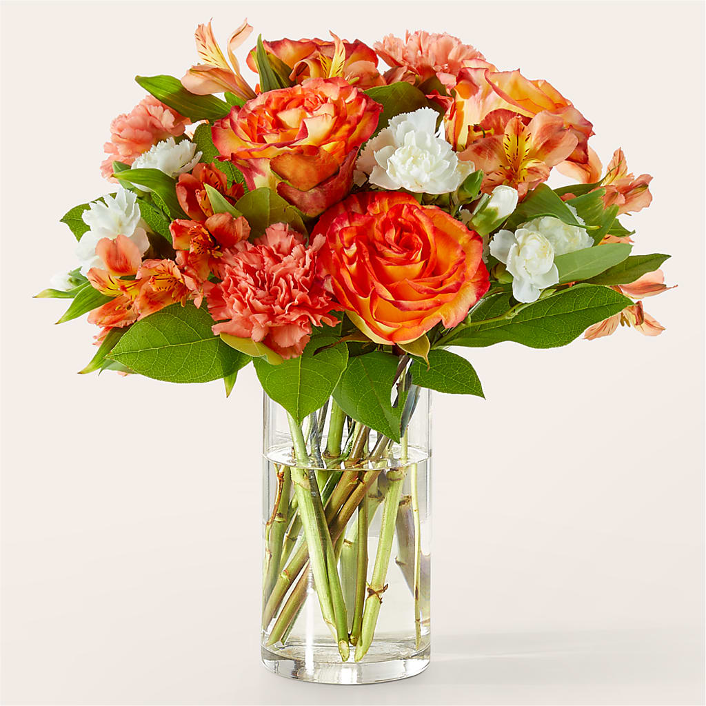 Apricot Glow Bouquet – Vincent Fleuriste, Sainte-julie PQ