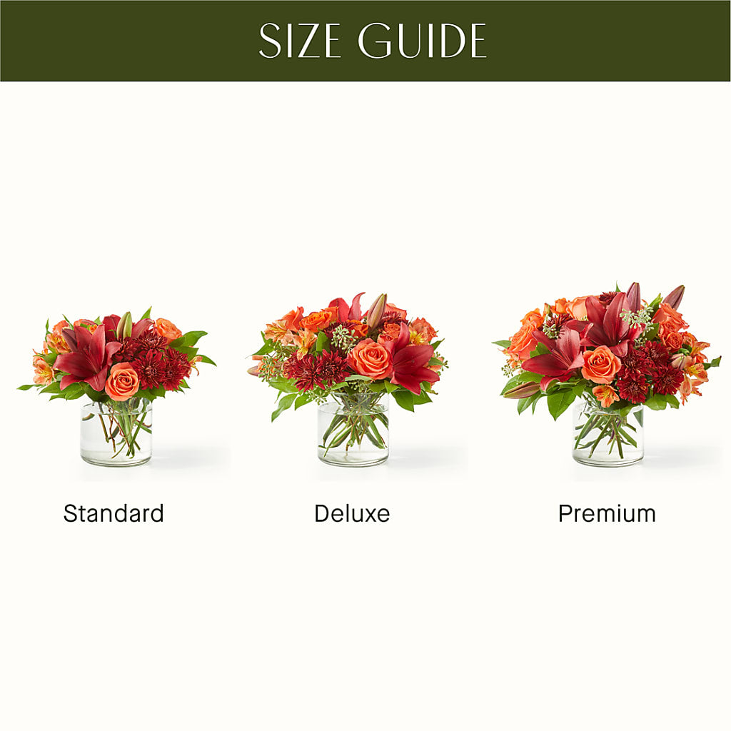 Crimson Leaves Bouquet – Vincent Fleuriste, Sainte-julie PQ