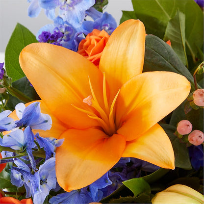 Radiant Citrus Box Bouquet –  Vincent Fleuriste, Sainte-julie PQ