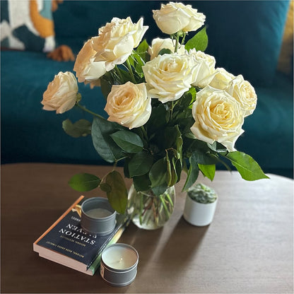 Long Stem Yellow Rose Bouquet –  Vincent Fleuriste, Sainte-julie PQ