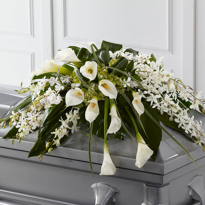 Angel Wings Casket Spray –  Vincent Fleuriste, Sainte-julie PQ