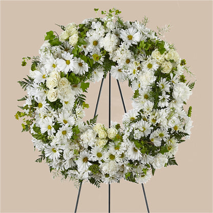 Faithful Wishes Wreath –  Vincent Fleuriste, Sainte-julie PQ
