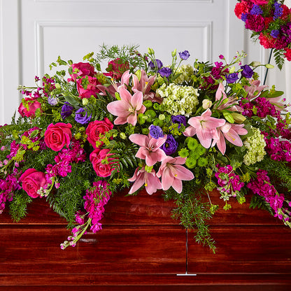Radiant Tribute Casket Spray –  Vincent Fleuriste, Sainte-julie PQ