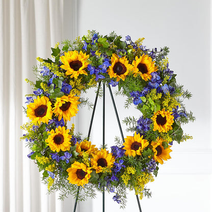 Bright Rays Wreath –  Vincent Fleuriste, Sainte-julie PQ