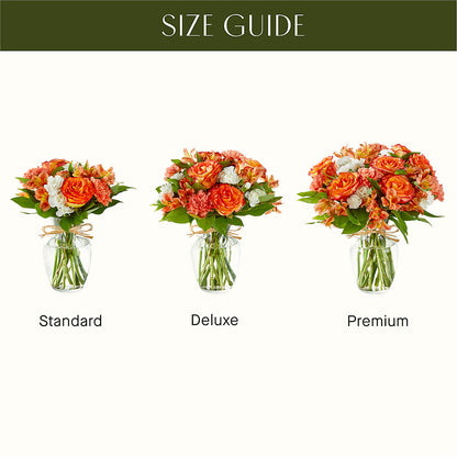 Apricot Glow Bouquet –  Vincent Fleuriste, Sainte-julie PQ