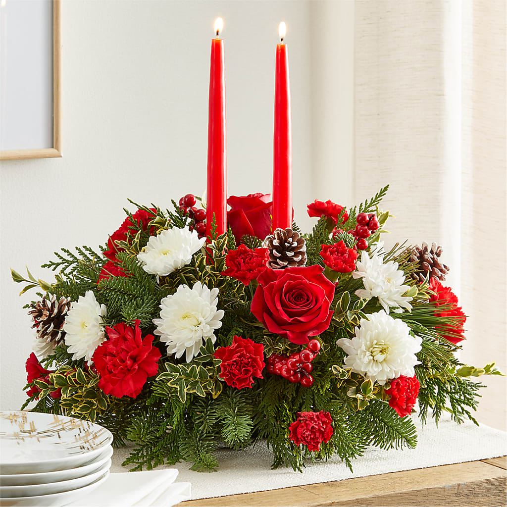 Holiday Soiree Centerpiece –  Vincent Fleuriste, Sainte-julie PQ
