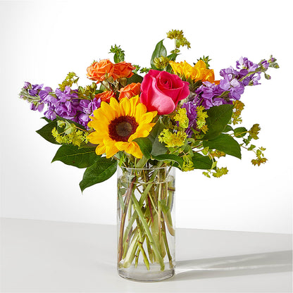 Vibrant Greetings Bouquet –  Vincent Fleuriste, Sainte-julie PQ